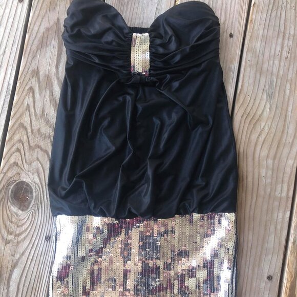 bebe strapless dress - Picture 1 of 2
